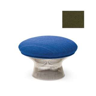 Knoll International - Platner Ottoman - Circa oliv - polierter Nickel - indoor