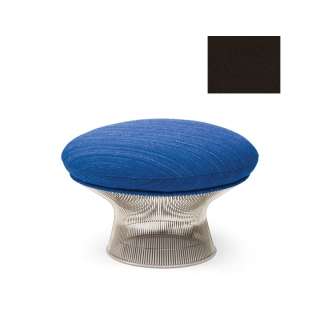 Knoll International - Platner Ottoman - Circa braun - polierter Nickel - indoor