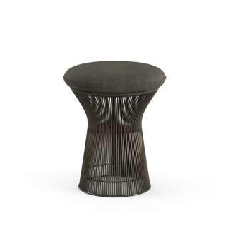 Knoll International - Platner Hocker - Circa dunkelgrau - Bronze, metallic - indoor
