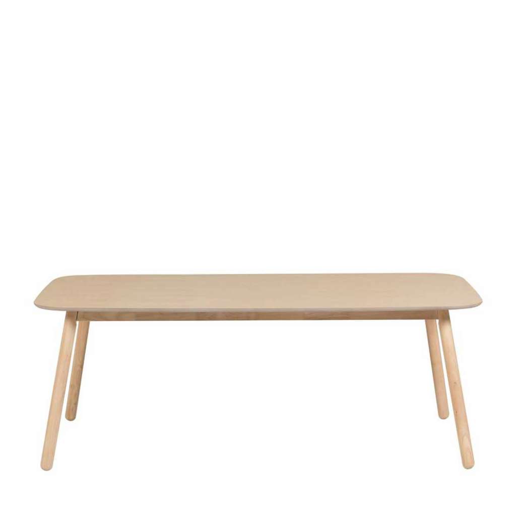 Holztisch in Esche furniert Schweizer Kante