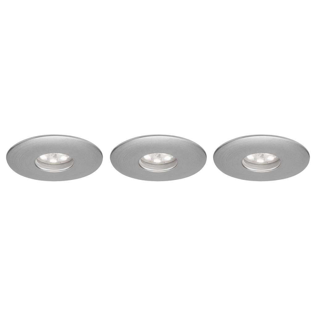 home24 LED-Einbauleuchte Attach O III (3er-Set)