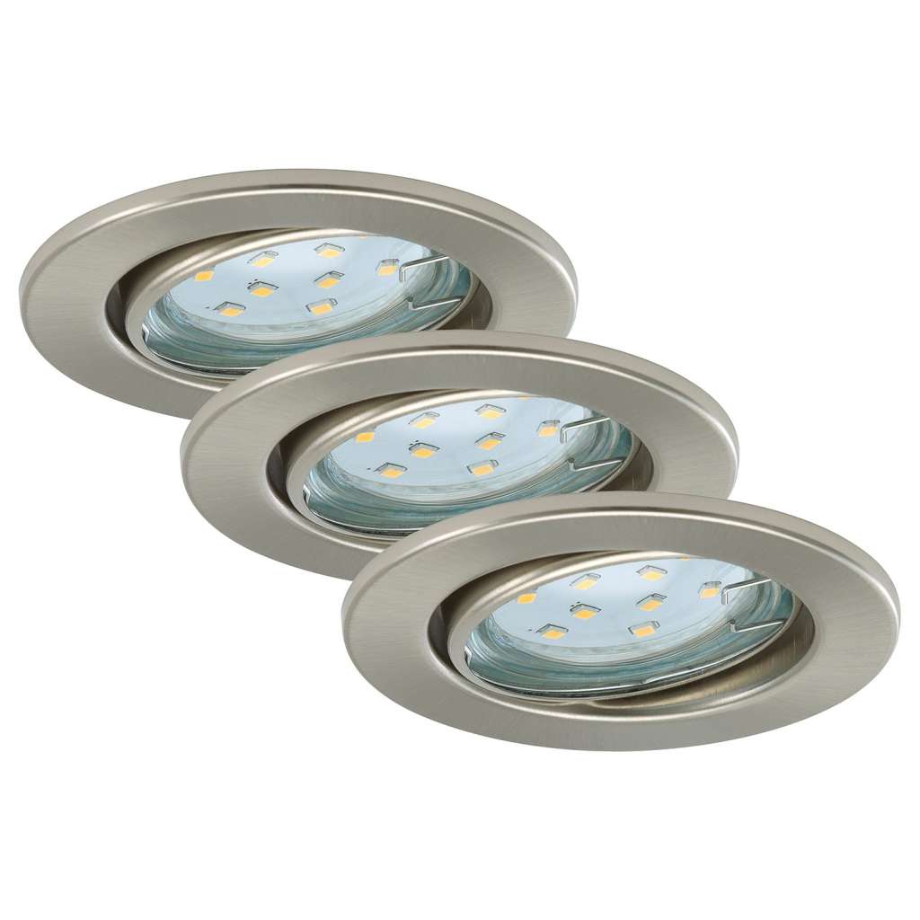 home24 Einbauleuchte Fit Move II (3er-Set)