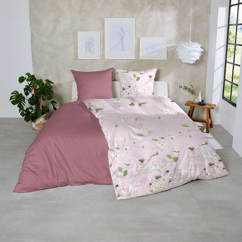 home24 Mako Satin-Bettwäsche Eden