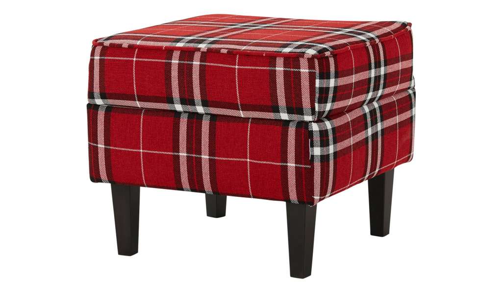 switch Hocker  Gerda ¦ rot Polstermöbel > Hocker - Höffner