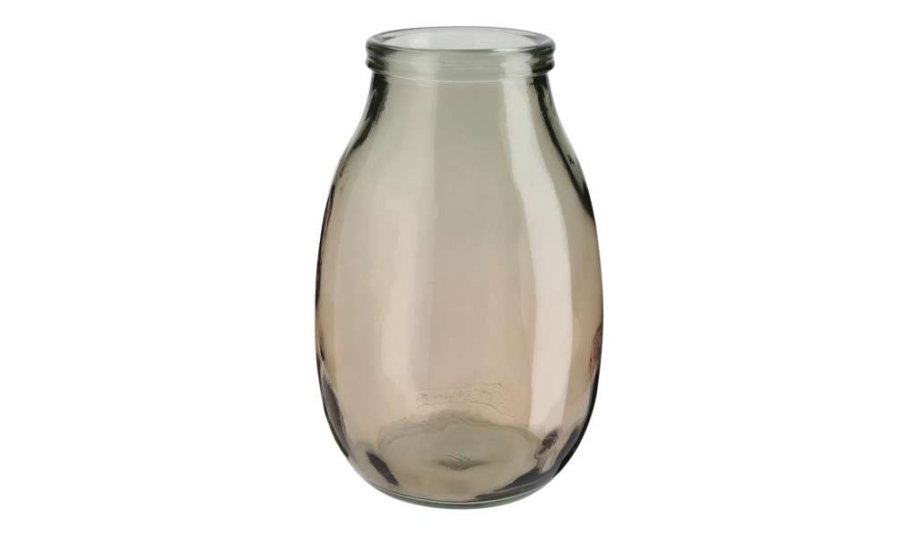 Vase ¦ braun ¦ Glas  Ø: 18 Dekoration > Vasen - Höffner