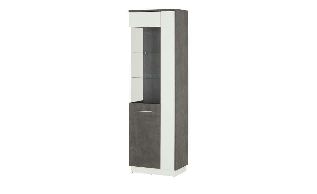 Vitrine  Zenga ¦ grau Kommoden & Sideboards > Vitrinen - Höffner