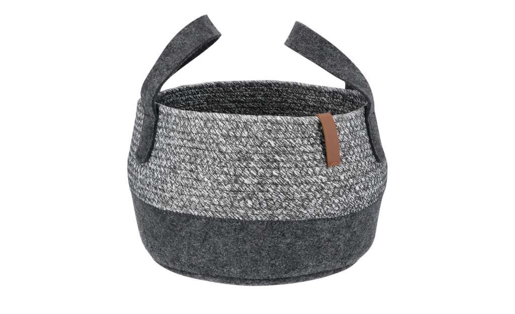 Aufbewahrungskorb ¦ grau ¦ Filz, Karton Ø: 26 Aufbewahrung > Körbe - Höffner