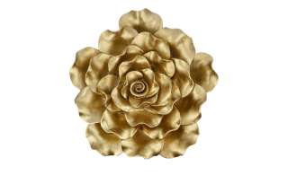 Wanddekoration Blume ¦ gold ¦ Polyresin (Kunstharz) Ø: 23 Dekoration > Dekoartikel - Höffner