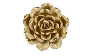 Wanddekoration Blume ¦ gold ¦ Polyresin (Kunstharz) Ø: 13 Dekoration > Dekoartikel - Höffner