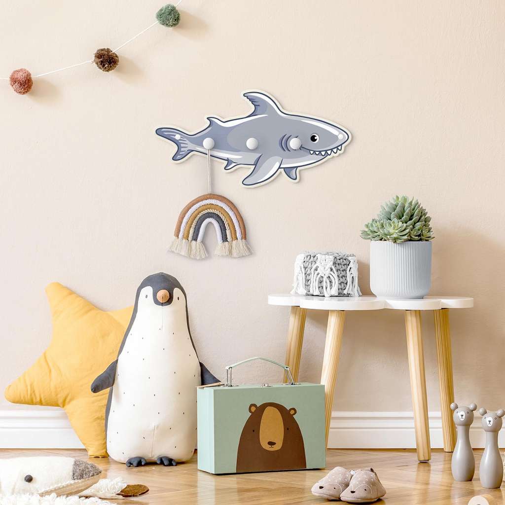 home24 Kindergarderobe Unterwasserwelt - Hai