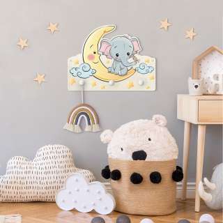 home24 Kindergarderobe Elefant Mond
