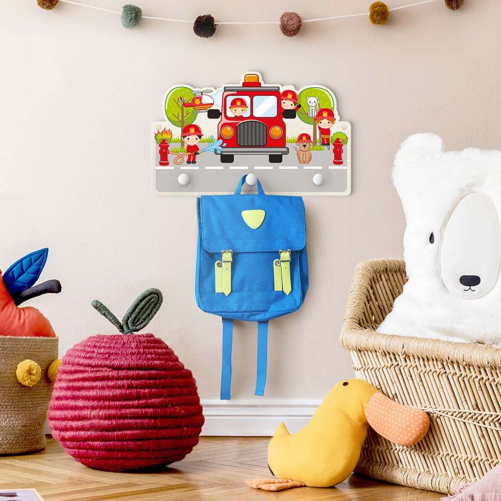 home24 Kindergarderobe Feuerwehr im Einsatz