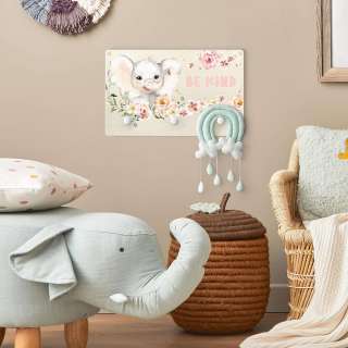 home24 Kindergarderobe Elefant - Be kind