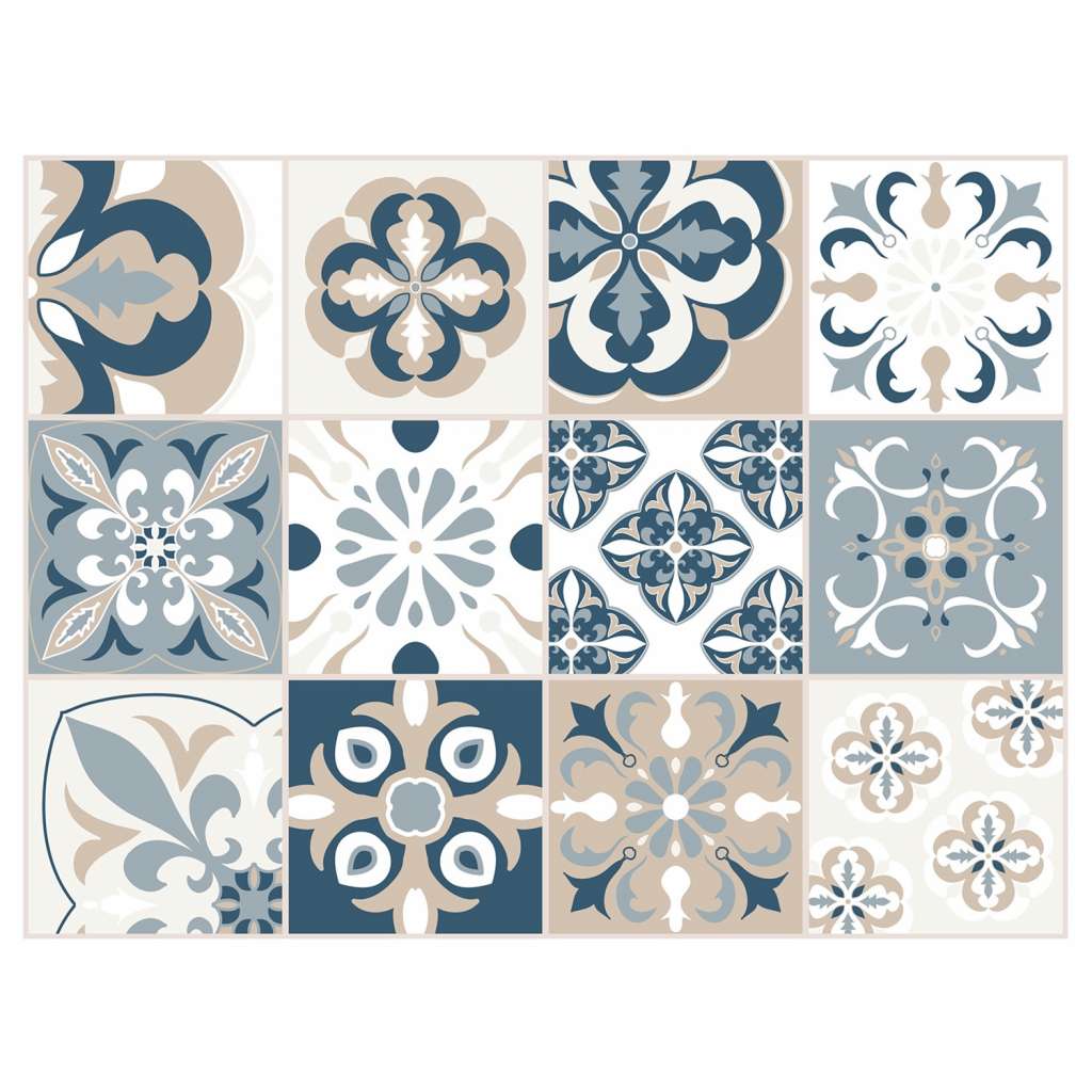 home24 Tischset Mosaik III (4er-Set)