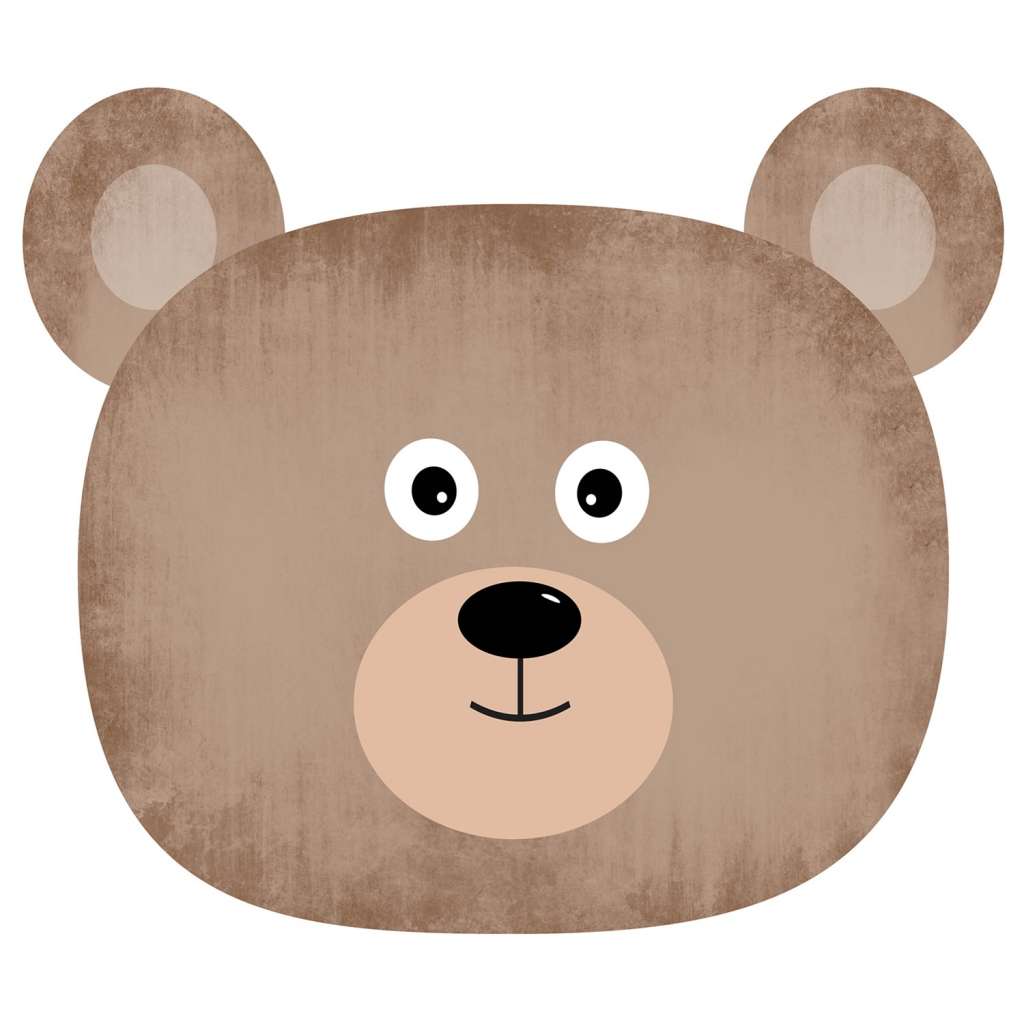 home24 Kindertischset Bär (2er-Set)