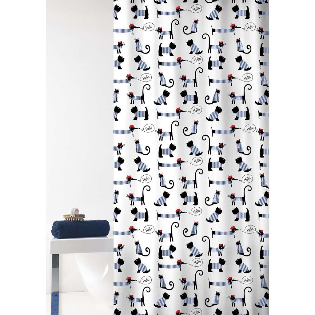 home24 Duschvorhang Hello