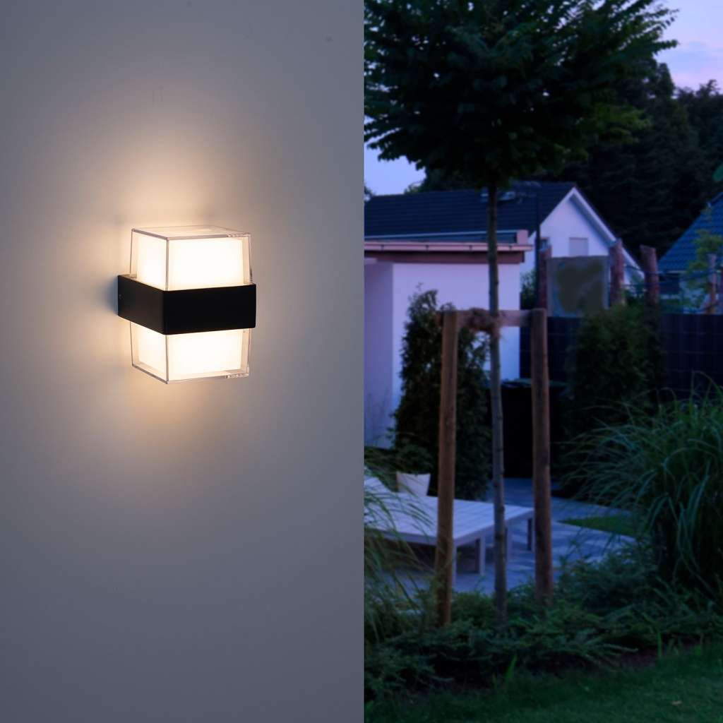 home24 LED-Wandleuchte Cara