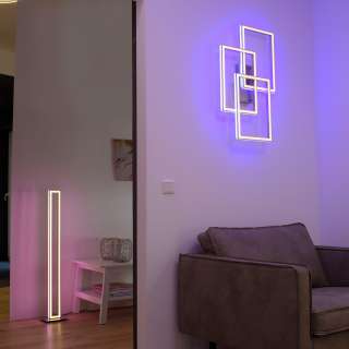 home24 LED-Stehleuchte Helix