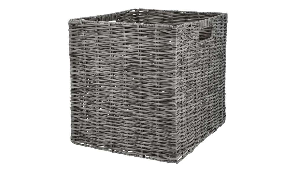 Aufbewahrungsbox ¦ grau ¦ Kunststoff, Metall Regale > Regal-Aufbewahrungsboxen - Höffner