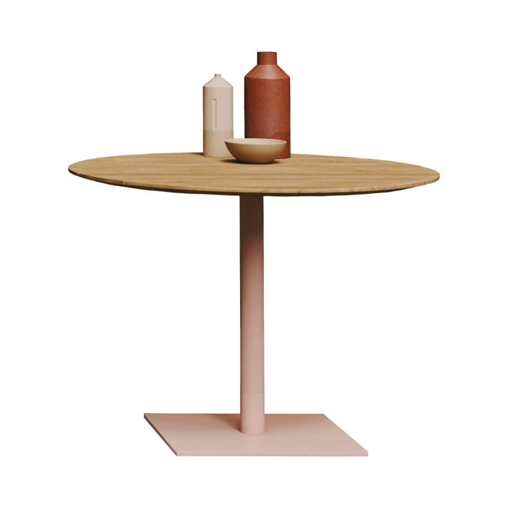 Kettal - Net Gartentisch - TeakØ 90  - Teak - indoor