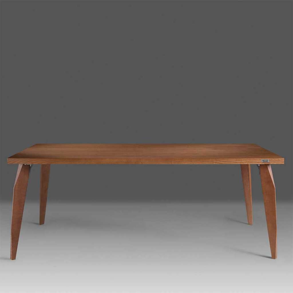 Design Esszimmertisch in Nussbaumfarben 200 cm breit