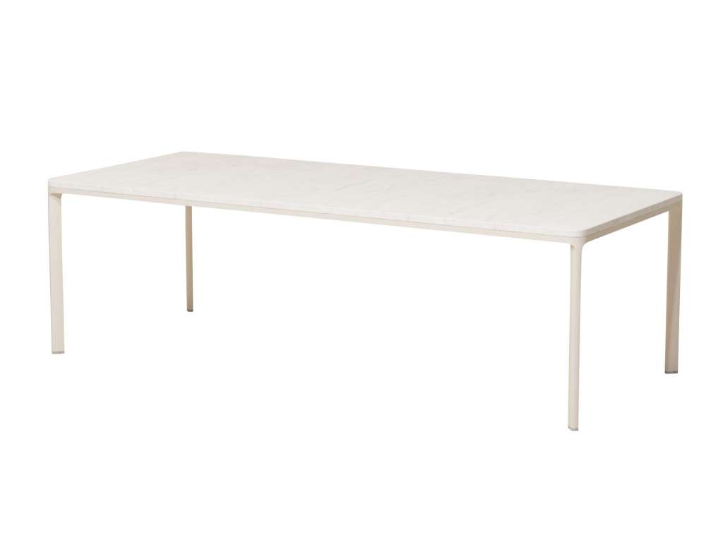 Kettal - Park Life Esstisch - 160 x 94 cm - Aluminium - kamillenweiß - indoor
