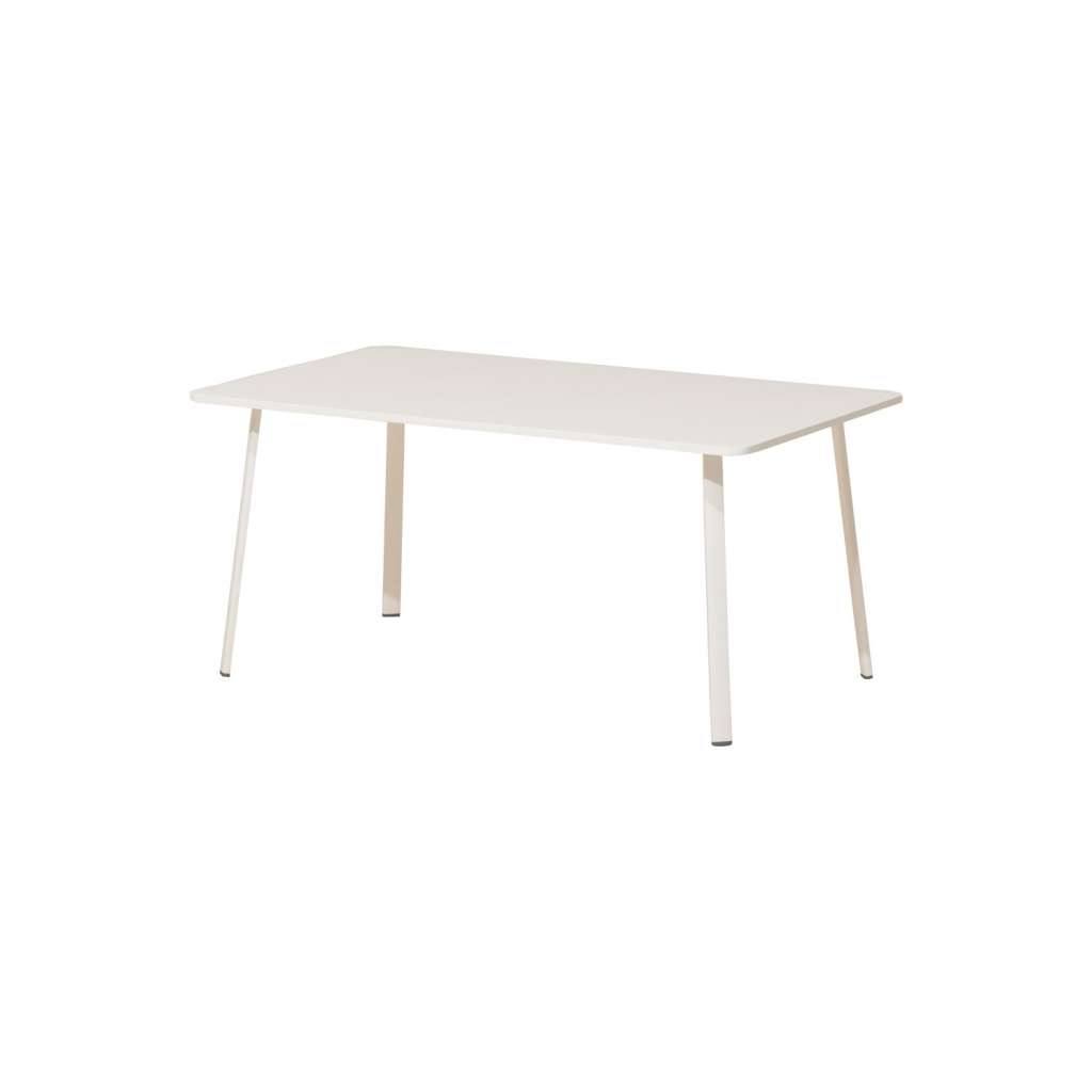 Kettal - Village Esstisch - 220 x 94 cm - Aluminium - kamillenweiß - outdoor