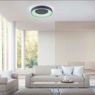 home24 LED-Deckenleuchte Anika