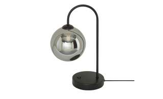 KHG LED-Tischeuchte, 1-flammig, schwarz/ Rauchglas ¦ schwarz Lampen & Leuchten > Innenleuchten > Tischlampen - Höffner