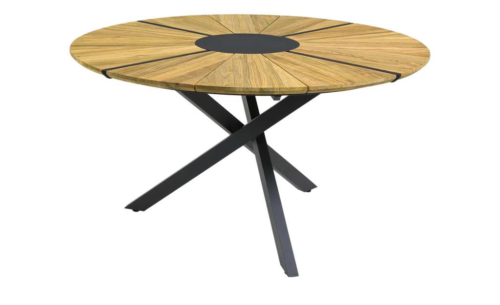 Zebra Tisch   Oryx Edge ¦ holzfarben Ø: 135 Garten > Gartenmöbel > Gartentische - Höffner