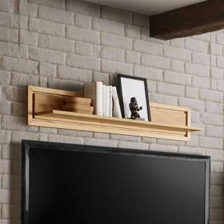 Wildeiche Wandboard mit Rückwand furniert geölt