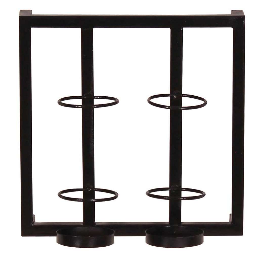 Bar Weinregal aus Metall 2 Flaschen