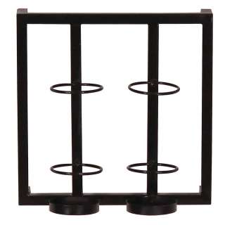 Bar Weinregal aus Metall 2 Flaschen
