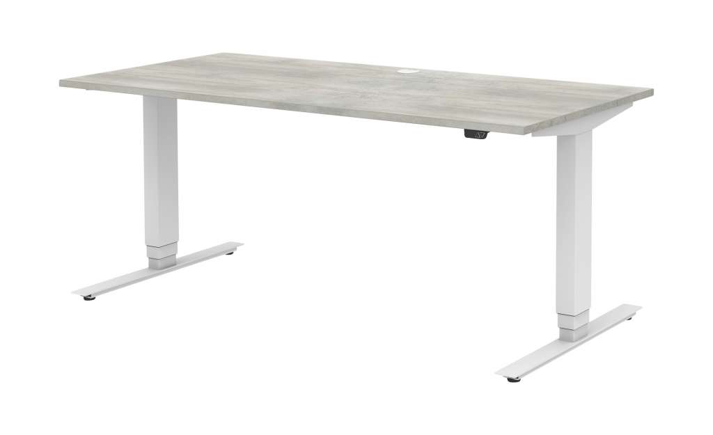 Schreibtisch  home.office ¦ grau Tische > Schreibtische - Höffner