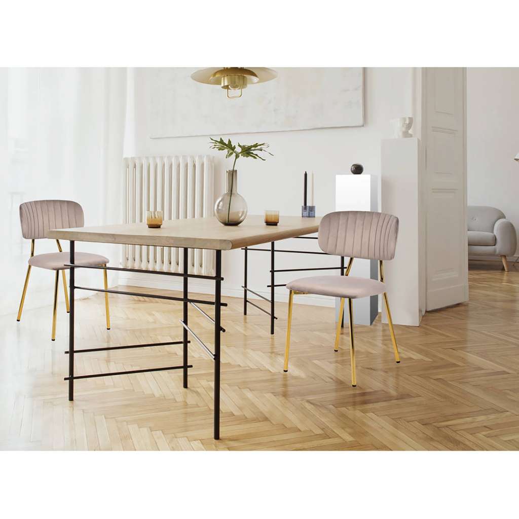 home24 Polsterstuhl Kian (2er-Set)