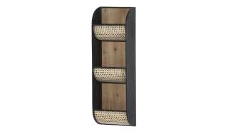 Wandregal   Pine ¦ schwarz Regale > Bücherregale - Höffner