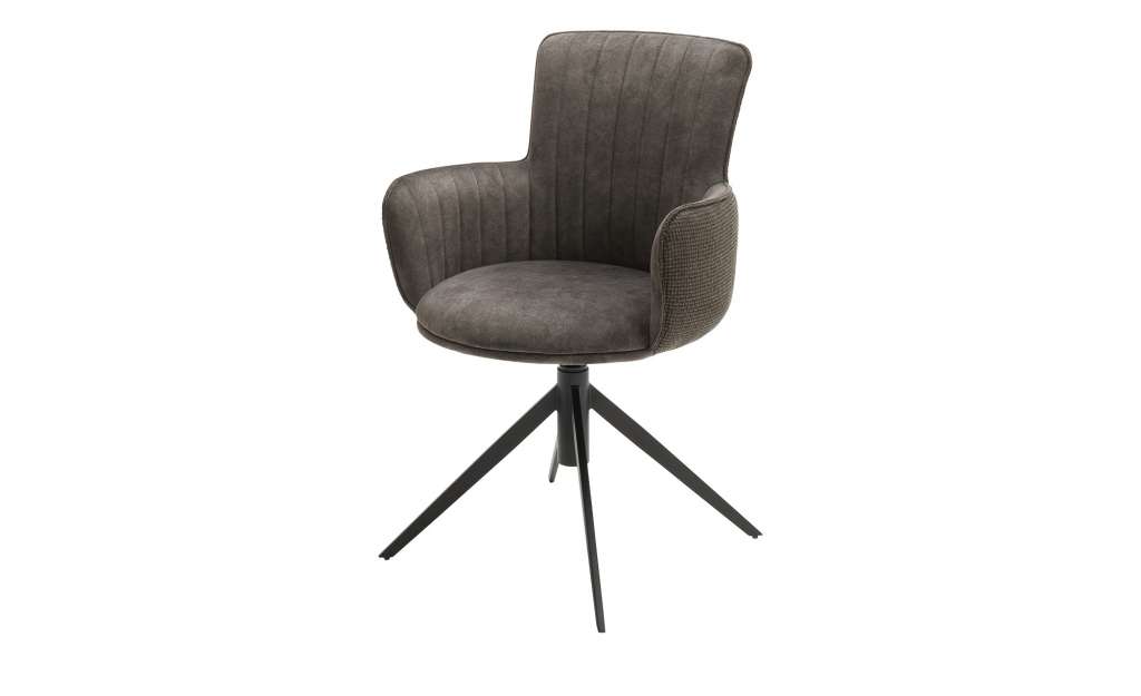 Polsterstuhl  Enola ¦ braun Stühle > Esszimmerstühle > Esszimmerstühle mit Armlehnen - Höffner