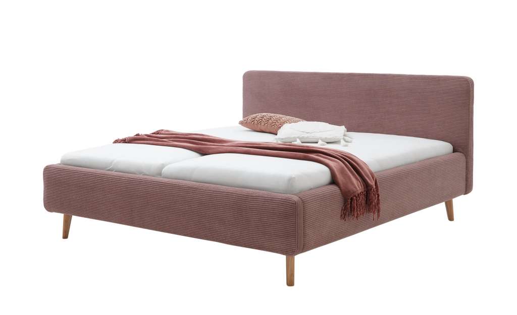 Polsterbettgestell  Mattis Cord ¦ rosa/pink Betten > Futonbetten - Höffner