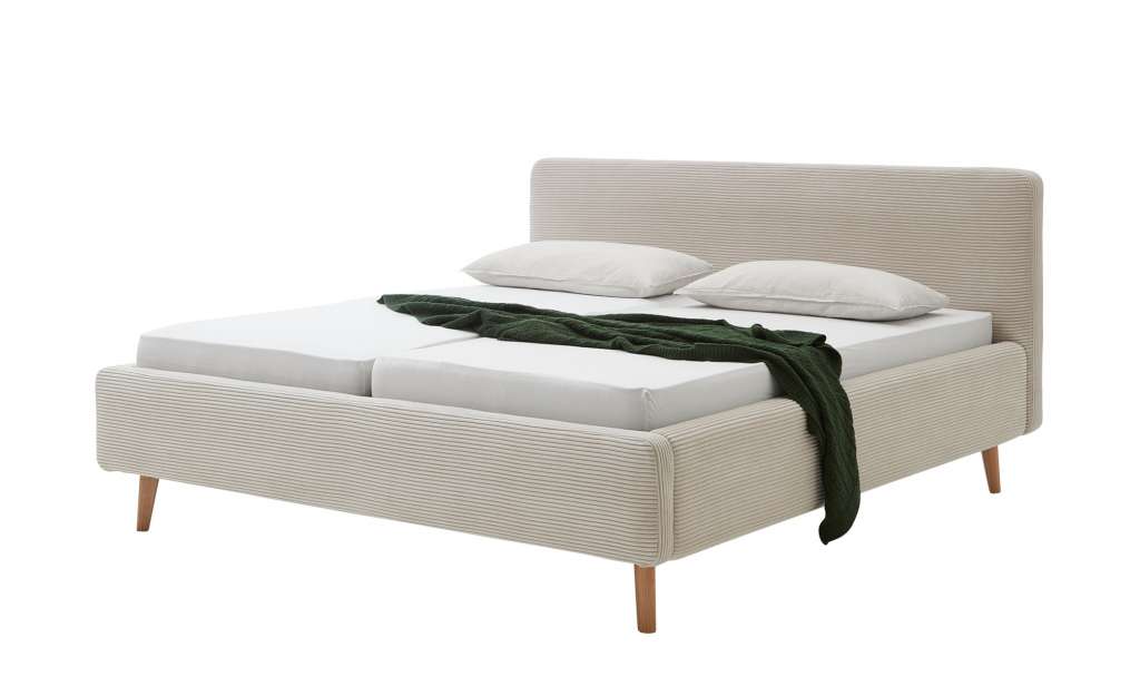 Polsterbettgestell  Mattis Cord ¦ beige Betten > Futonbetten - Höffner
