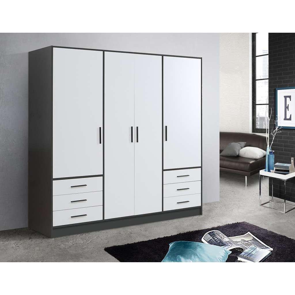 home24 Drehtürenschrank Mindelberg