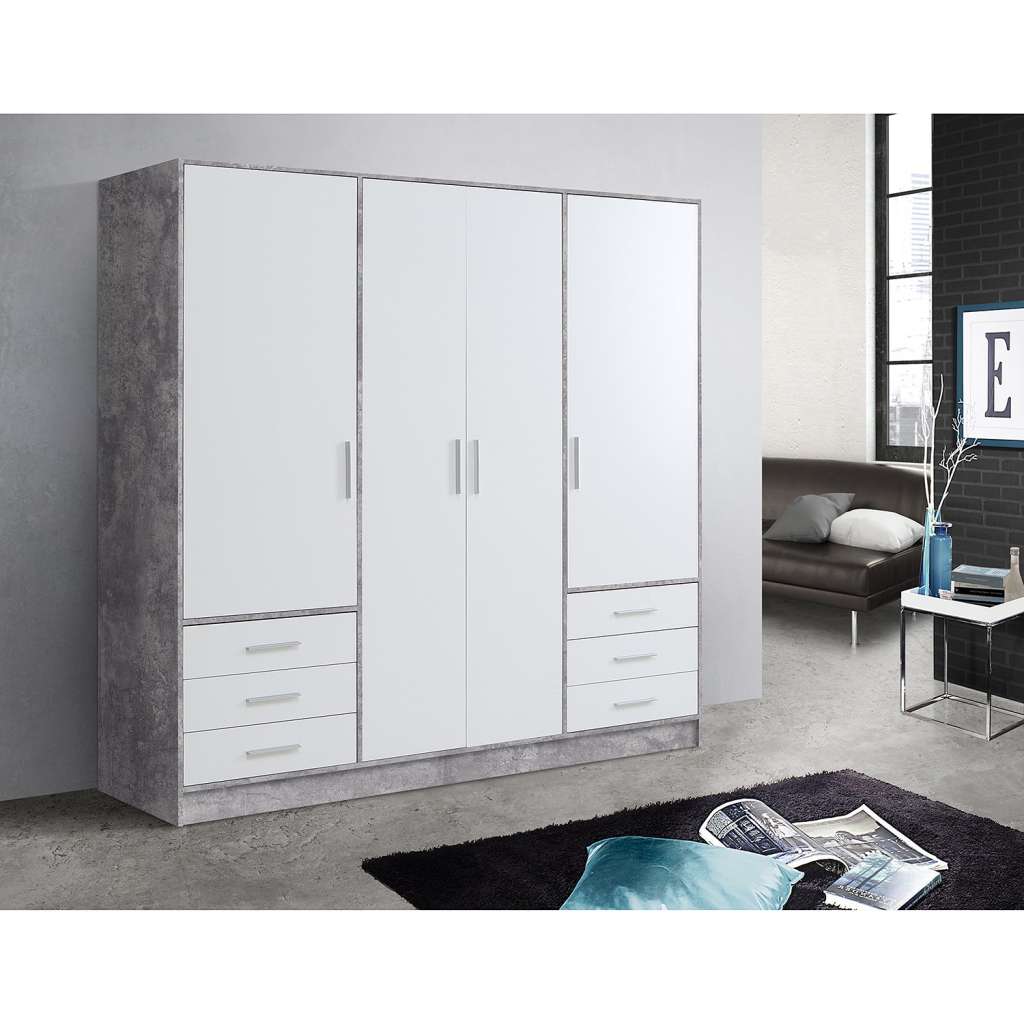 home24 Drehtürenschrank Mindelberg