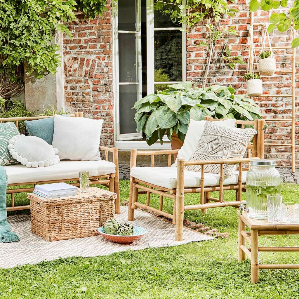 home24 Korb mit Deckel RUSH ROPE IV