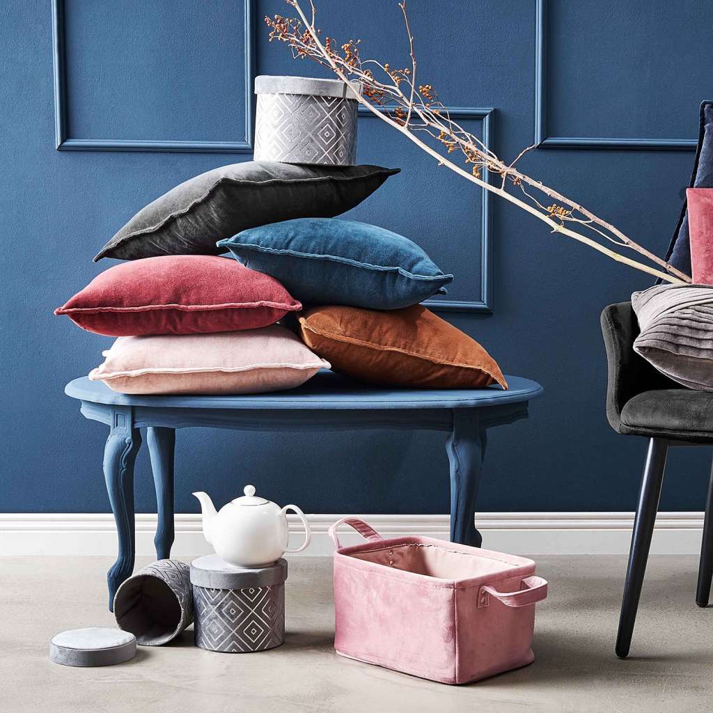 home24 Dekokissen Cotton Velvet II