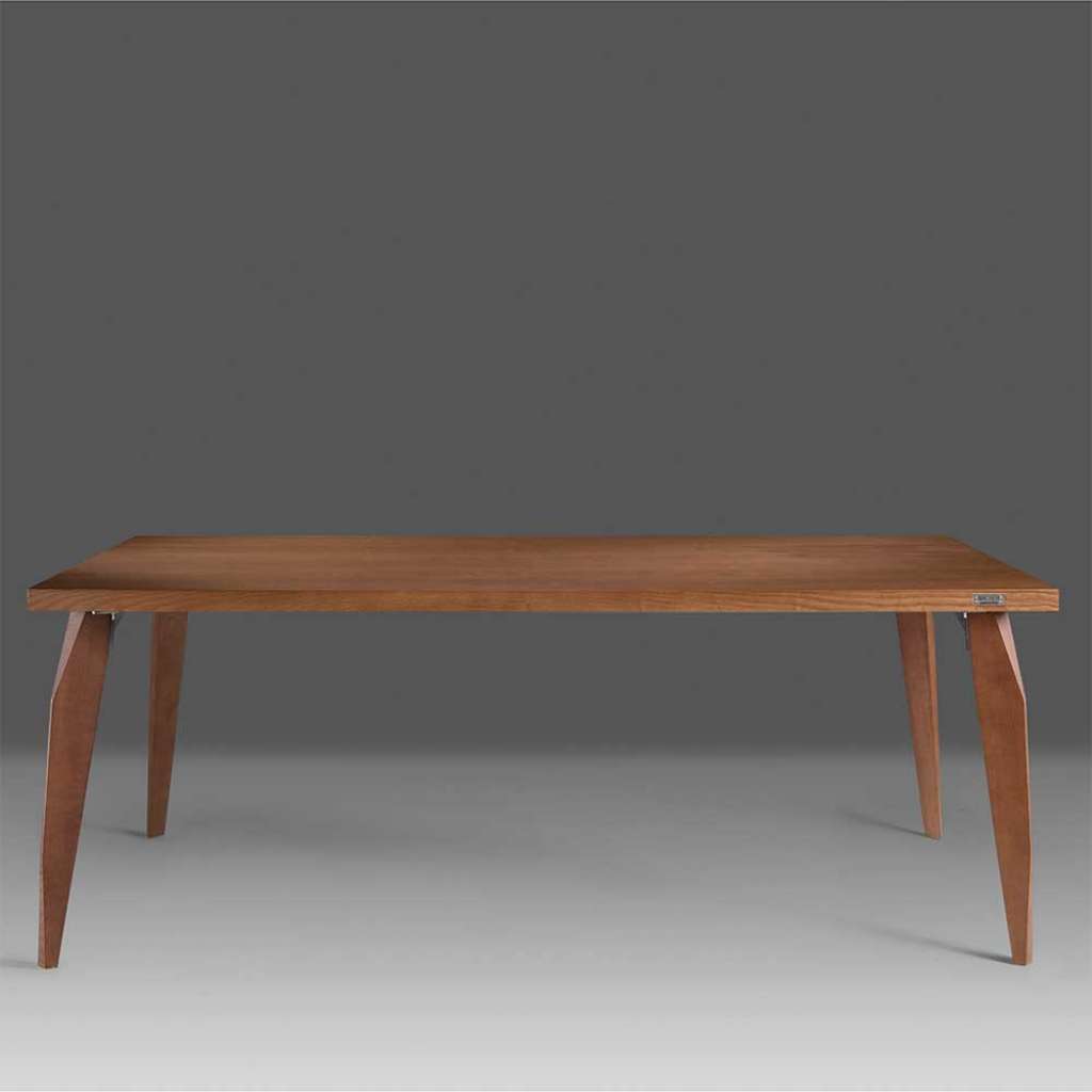 Design Esszimmertisch in Nussbaumfarben 200 cm breit