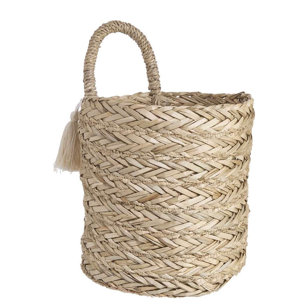 home24 Korb mit Tassel BASIC BRAID
