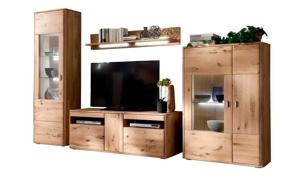Woodford Wohnkombination  Rowa ¦ holzfarben Wohnwände - Höffner
