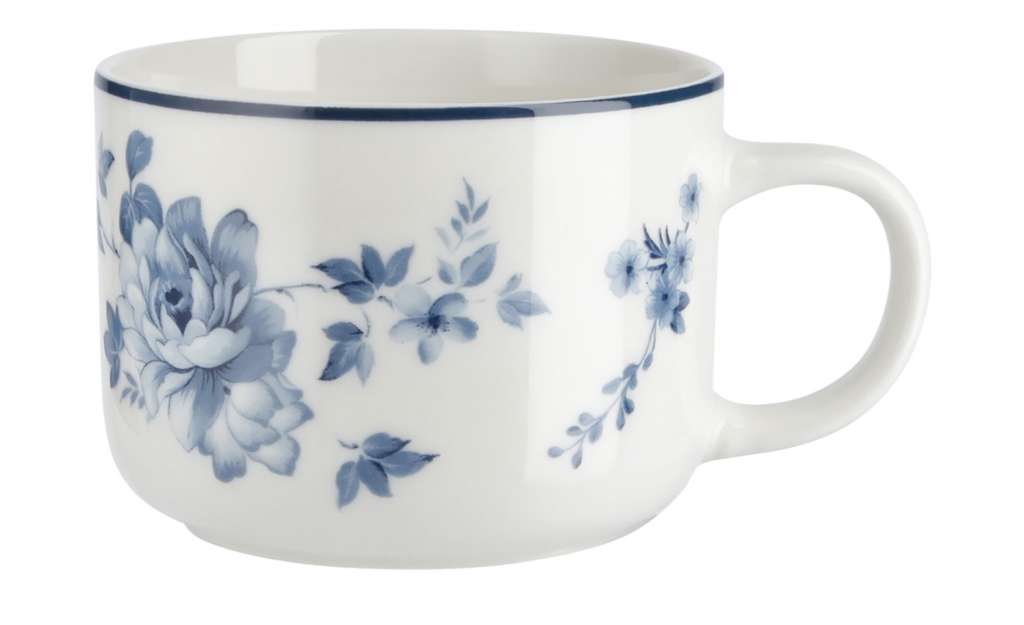 Kaffeetasse 280 ml  Portofino ¦ blau ¦ Porzellan Ø: 8.8 Geschirr > Geschirrsets > weitere Service - Höffner