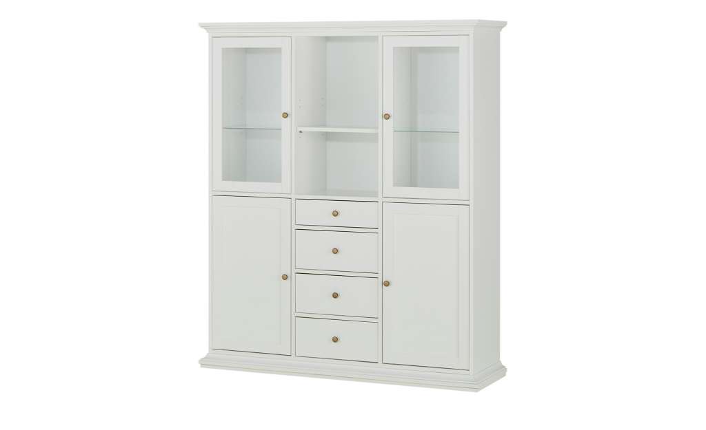 Highboard  Bellano ¦ weiß Kommoden & Sideboards > Highboards - Höffner