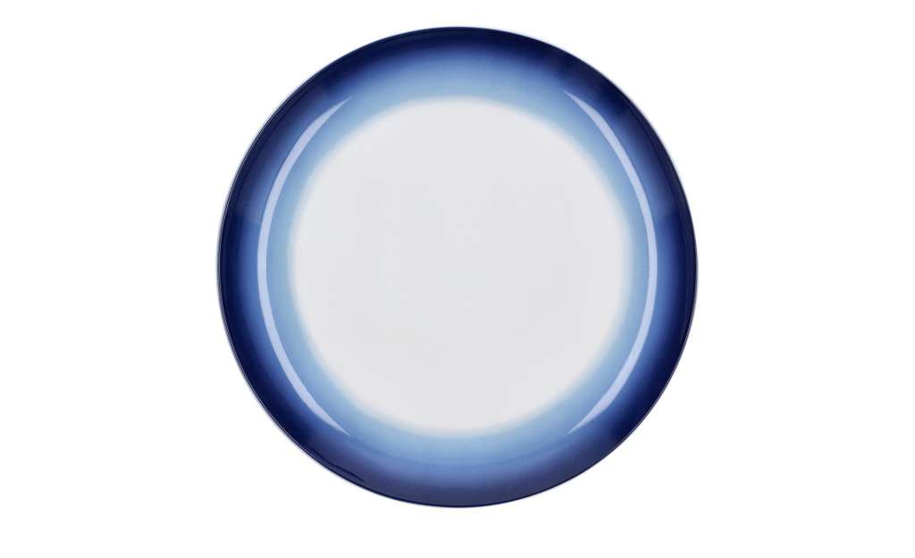 Speiseteller mit Farbverlauf  Portofino ¦ blau ¦ Porzellan Ø: 26.6 Geschirr > Geschirrsets > weitere Service - Höffner