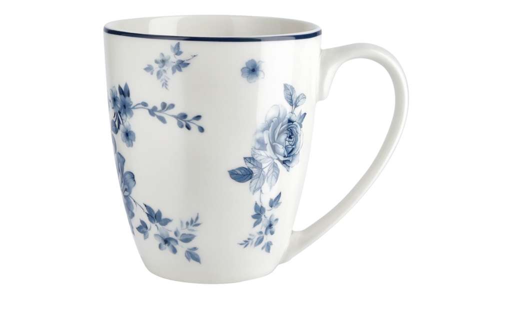 Kaffeebecher 400 ml  Portofino ¦ blau ¦ Porzellan Ø: 9 Geschirr > Geschirrsets > weitere Service - Höffner